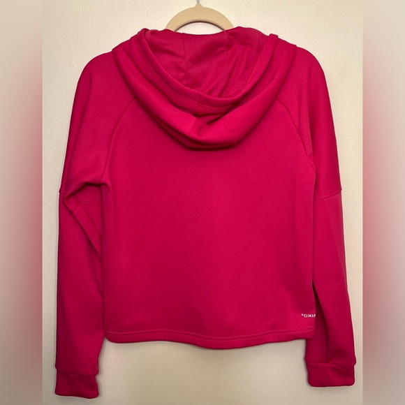 adidas Hot Pink Logo Hoodie, Small - Picture 8 of 8